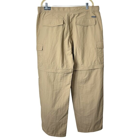 Eddie Bauer Explore Convertible Pants Cargo Outdoor Hiking Mens XL x 34 NEW - Picture 2 of 10